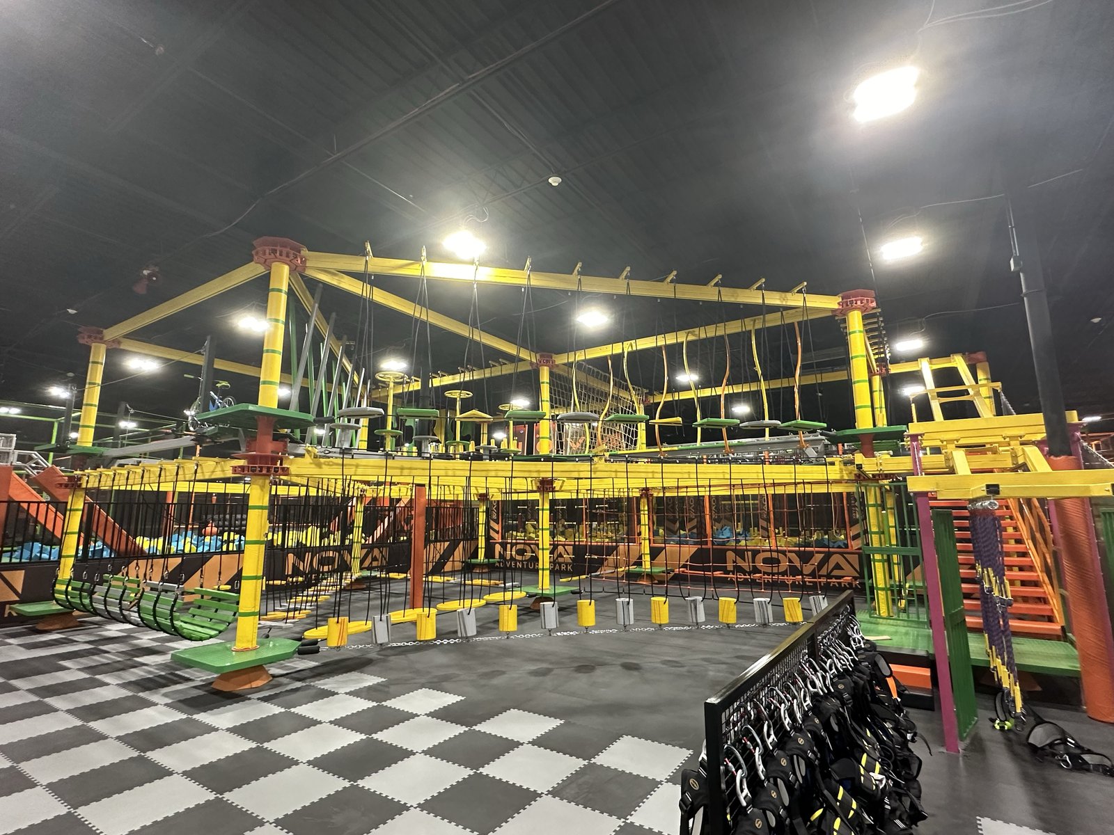 Ropes course at Nova Adventure Park